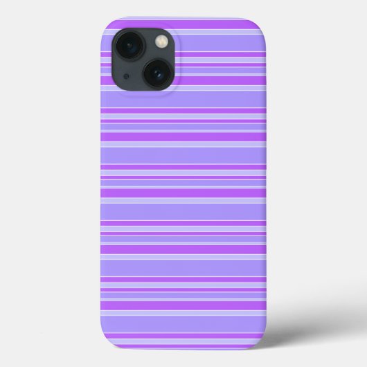 Étui iPhone Case-Mate à rayures violettes (Verso)