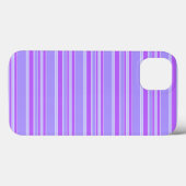 Étui iPhone Case-Mate à rayures violettes (Verso (horizontal))