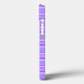 Étui iPhone Case-Mate à rayures violettes (Verso / Gauche)