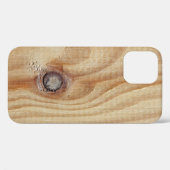 Étui iPhone Case-Mate à texture de bois clair (Verso (horizontal))