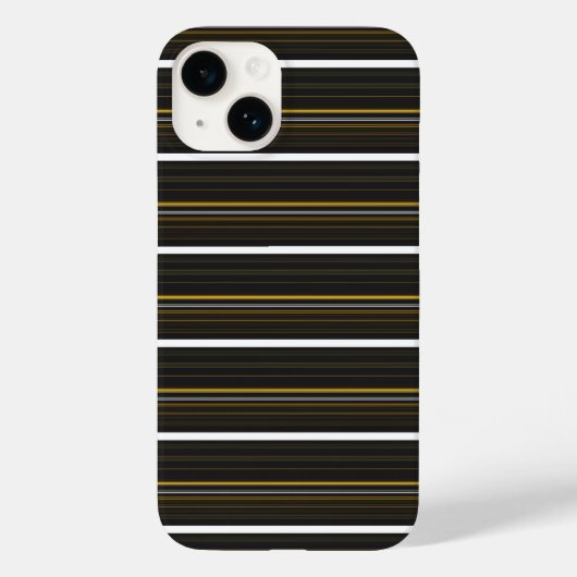 Étui iPhone Case-Mate avec jolies rayures noires e (Verso)