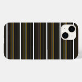 Étui iPhone Case-Mate avec jolies rayures noires e (Verso (horizontal))
