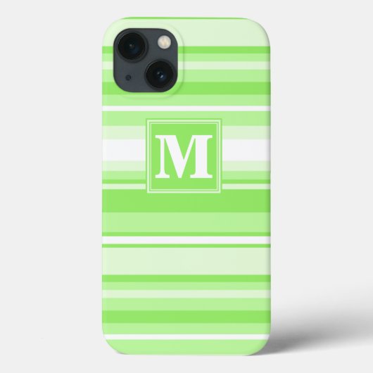 Étui iPhone Case-Mate avec monogramme et rayures v (Verso)