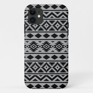 Etui iPhone Case-Mate Aztec Essence Motif III Noir sur gris