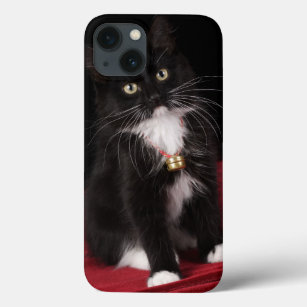 Etui iPhone Case-Mate Black & white short-haired kitten,2 1/2 months