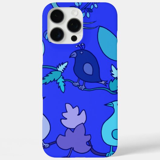 Étui iPhone Case-Mate Blue Birds (Verso)