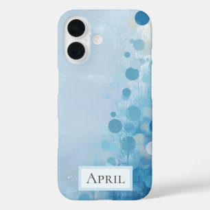 Étui iPhone Case-Mate Blue Circles & Trees