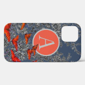 ÉTUI IPHONE CASE MATE BRODERIE ANCIENNE INITIALE P (Verso (horizontal))