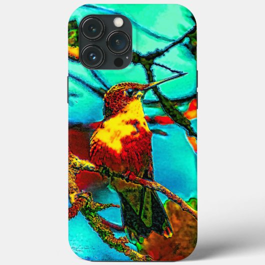 Étui iPhone Case-Mate Colibri Dans Le Jardin (Verso)