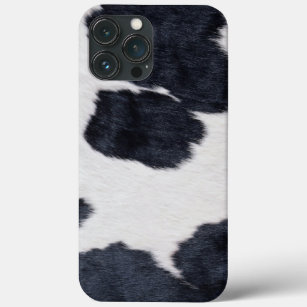 iPhone 13 Pro Max Case Copie de peau de vache