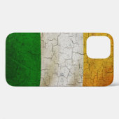Étui iPhone Case-Mate drapeau irlandais fissuré (Verso (horizontal))