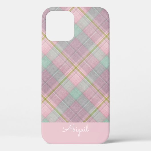 Étui iPhone Case-Mate élégant rose script (Verso)