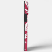 Étui iPhone Case-Mate feuilles Viva magenta (Verso / Droite)