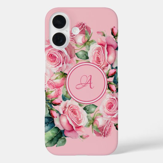 Étui iPhone Case-Mate Fleurs de Watercolor Floral (Verso)