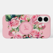 Étui iPhone Case-Mate Fleurs de Watercolor Floral (Verso (horizontal))