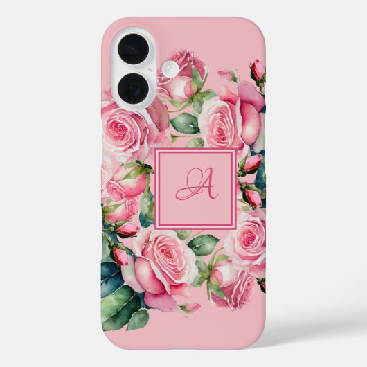 Étui iPhone Case-Mate Fleurs de Watercolor Floral (Verso)