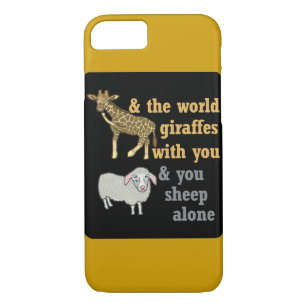 Etui iPhone Case-Mate Funny Animal Pun Giraffe et mouton