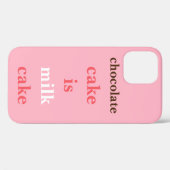 Étui iPhone Case-Mate Gâteau au Chocolat est Gâtea (Verso (horizontal))