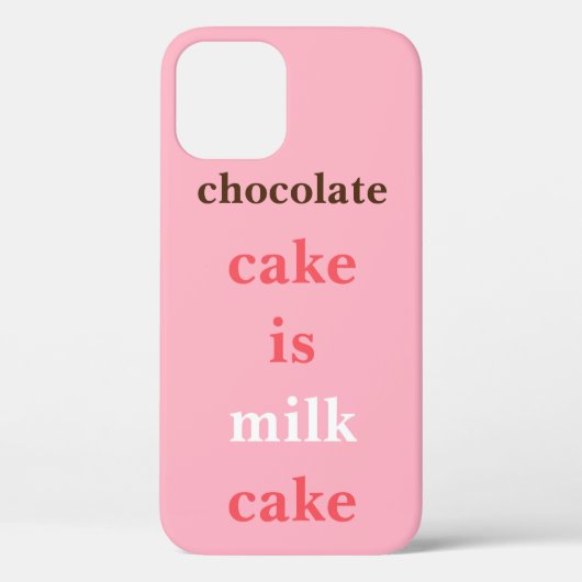 Étui iPhone Case-Mate Gâteau au Chocolat est Gâtea (Verso)