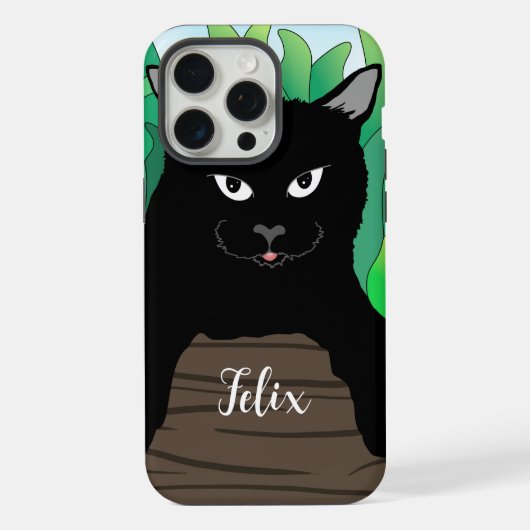 Étui iPhone Case-Mate Illustration Black Cat (Verso)