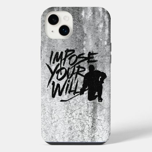 Étui iPhone Case-Mate Impose Your Will (Hockey) (Verso)