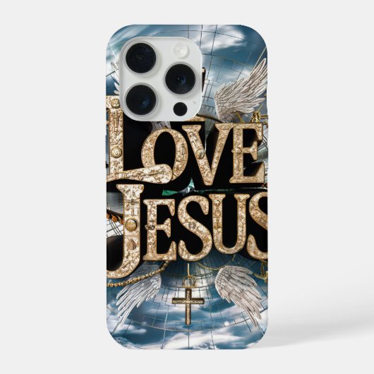 Étui iPhone Case-Mate J'aime Jésus #4 (Verso)