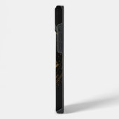 Étui iPhone Case-Mate Libra zodiaque noir et or (Côté gauche)