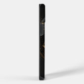 Étui iPhone Case-Mate Libra zodiaque noir et or (Côté droit)