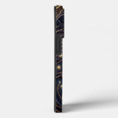 Étui iPhone Case-Mate Lion zodiaque noir et or (Verso / Droite)