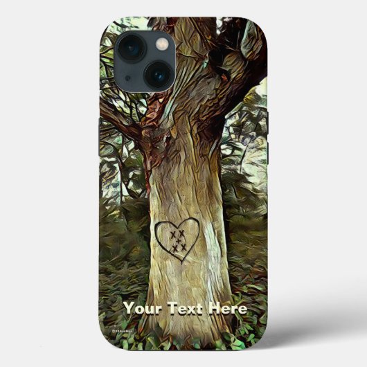 Étui iPhone Case-Mate Lovers' Tree (Verso)