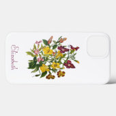 Étui iPhone Case-Mate Monkey-Flowers personnalisé (Verso (horizontal))