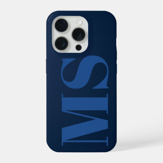 Étui iPhone Case-Mate Monogramme Minimaliste Bleu