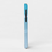 Étui iPhone Case-Mate Monogrammé Vagues d'Océan Bl (Dos/Gauche)