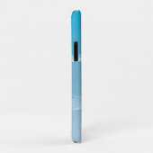 Étui iPhone Case-Mate Monogrammé Vagues d'Océan Bl (Dos/Droite)