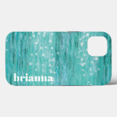 Étui iPhone Case-Mate Océan Pailleté (Verso (horizontal))