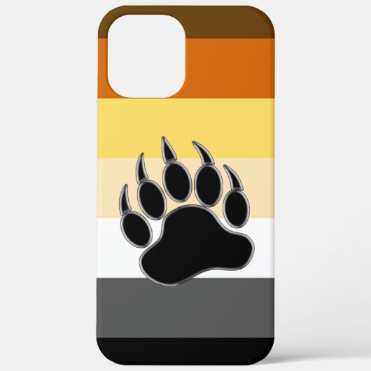 Étui iPhone Case-Mate Patte d'ours Drapeau de la f (Verso)
