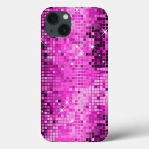 Etui iPhone Case-Mate Séquins rose métallisé Regarder Les Miroirs Disco 