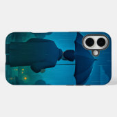 Étui iPhone Case-Mate Skyline de Night City (Verso (horizontal))