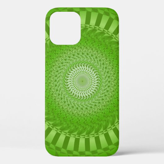 Étui iPhone Case-Mate Sun Mandala vert (Verso)