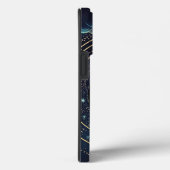 Étui iPhone Case-Mate Taureau zodiaque noir et or (Verso / Droite)