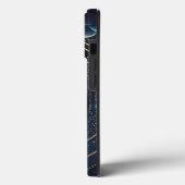 Étui iPhone Case-Mate Taureau zodiaque noir et or (Verso / Gauche)