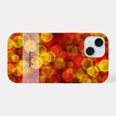 Étui iPhone Case-Mate Teintes d'Orange (Verso Horizontal)
