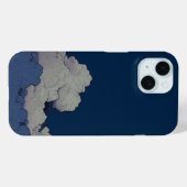 Étui iPhone Ciel Nocturne & Nuages (Verso (horizontal))