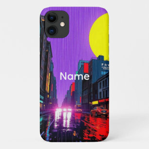 Étui iPhone Cité Rétro Urbaine Personnalisé sous l