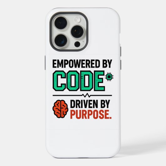 Étui iPhone Code With Purpose (Verso)