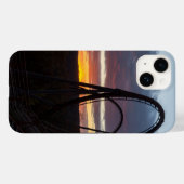 Étui iPhone Coucher de soleil sur Wildfire (Verso (horizontal))