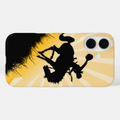 Étui iPhone Cowboy de Rodéo (Verso (horizontal))