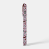 Étui IPhone Croix et Roses de Carême Dessinés à la (Côté gauche)
