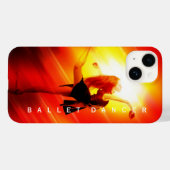 Étui iPhone de danseur de ballet (Verso (horizontal))