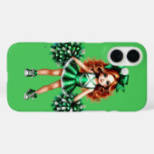 Étui iPhone de meneuse de claque (Verso (horizontal))